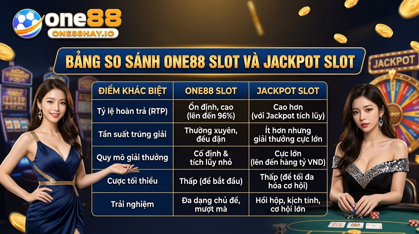 Bảng So Sánh Giữa Nổ Hũ 88 Và Nổ Hũ Jackpot Bảng So Sánh Giữa Nổ Hũ 88 Và Nổ Hũ Jackpot